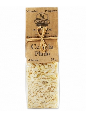 CEBULA SUSZONA PŁATKI 50 G CIĘTA SUROWA, PŁATEK